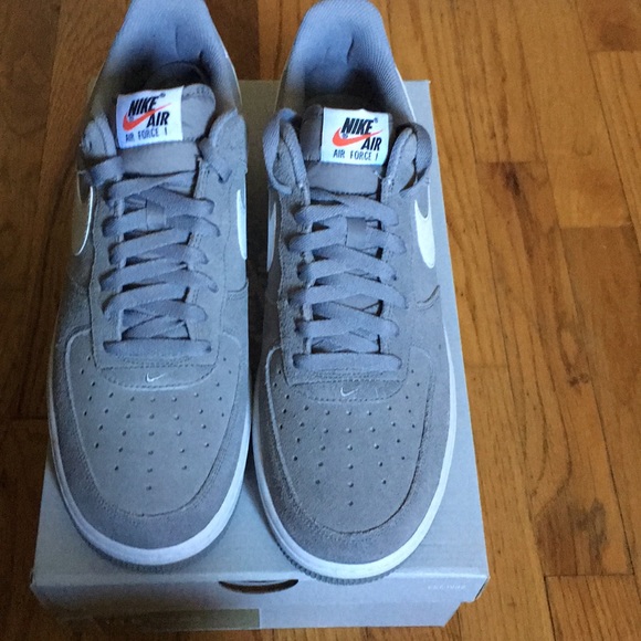 nike air force one wolf grey suede